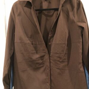 Style & Co. Chocolate Button-Up Shirt